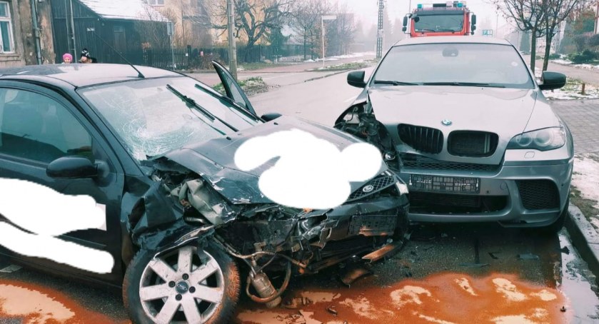 Zdjęcie ze zderzenia na ul. 3 Maja