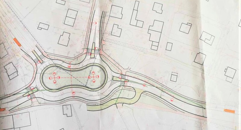 djęcie: Projekt ronda  u zbiegu ulicy – ​​Legionów, Tysiąclecia i Niepodległości w Skarżysku-Kamiennej