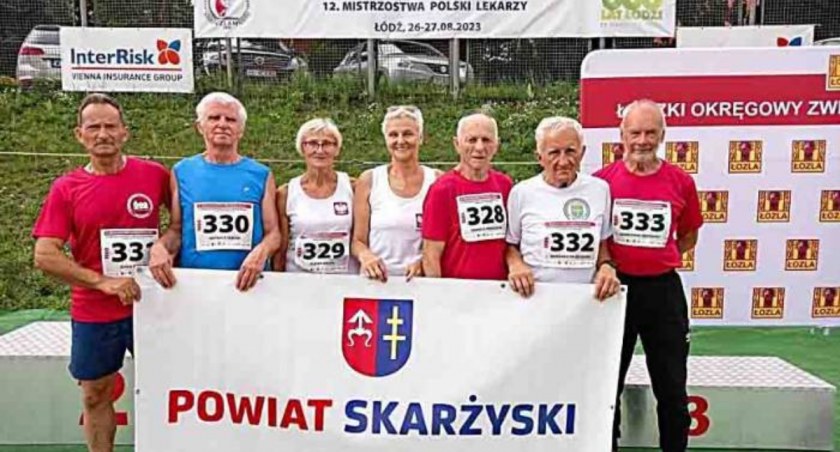 Na zdjęciu: reprezentacja powiatu skarżyskiego nie zawiodła, jak zwykle przywiozła worek medali 