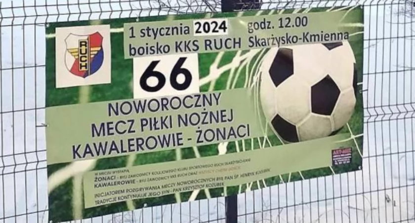 Zdjęcie. Zaproszenie na 66. mecz noworoczny 