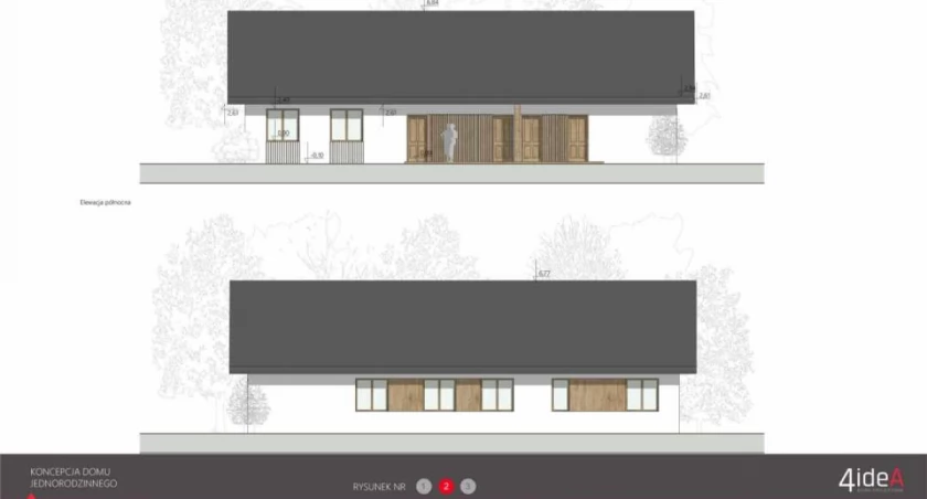To będzie budynek mieszkalny dwurodzinny, projekt wykonał Sebastian Matuszczyk