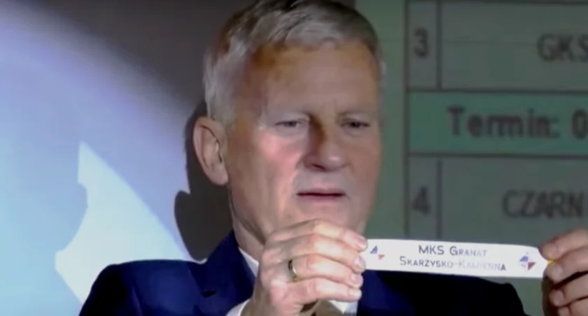 Michał Listkiewicz był osobą, która w trakcie losowania par PP na szczeblu okręgu wyciągnęła kulkę z napisem „Granat”