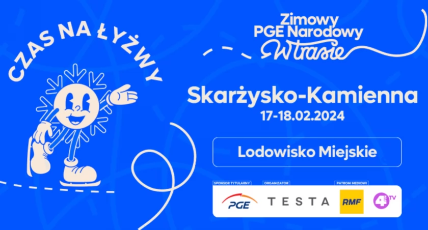 Rekreacja i turystyka , Zimowy Narodowy Trasie zawita Miejskie Lodowisko Skarżysku Kamiennej - zdjęcie, fotografia
