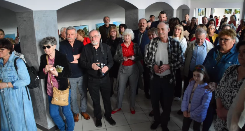 Wernisaż odwiedziło mnóstwo osób 