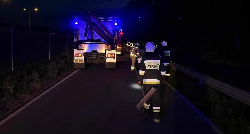 Kierowca auta miał sporo szczęścia