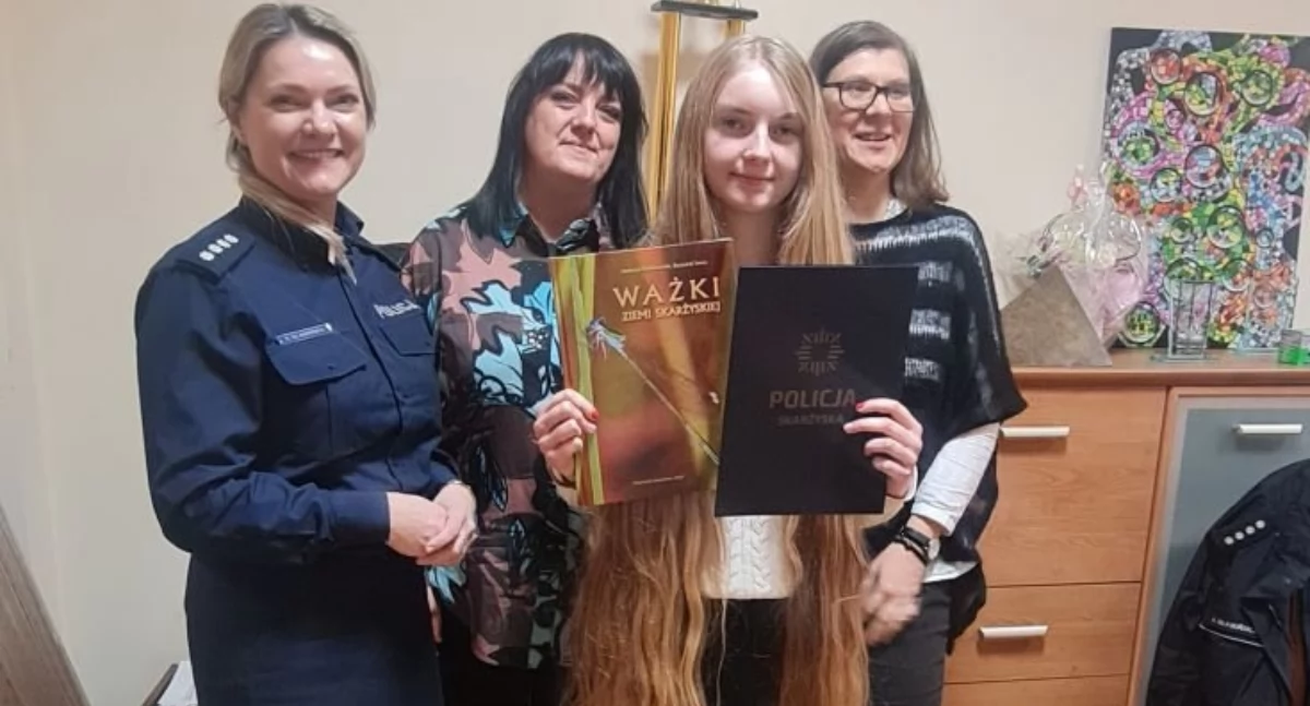 Kronika policyjna , Rozstrzygnięcie konkursu Uwaga używki powiecie skarżyskim Najlepsi uczniowie nagrodzeni - zdjęcie, fotografia