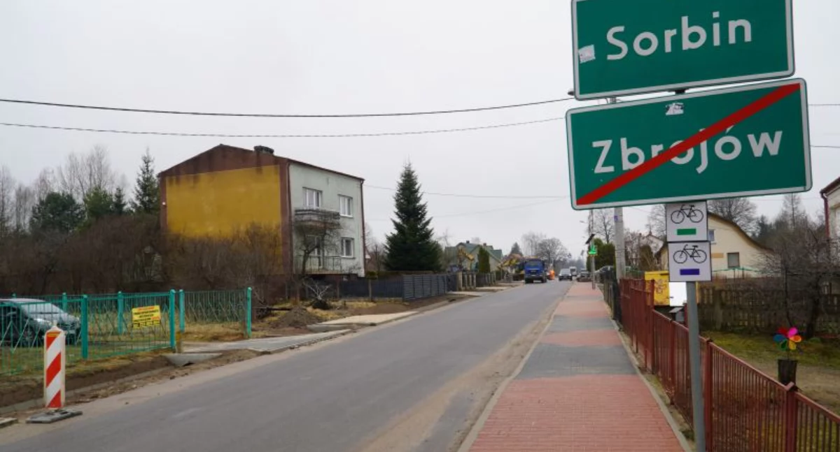 Informator Samorządowy Powiatu Skarżyskiego, Zaawansowane prace budowie drogi powiatowej Sorbinie - zdjęcie, fotografia
