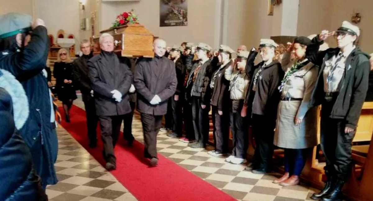 Pożegnania, Ostatnie pożegnanie harcmistrz Marii Wrzeszczewicz - zdjęcie, fotografia