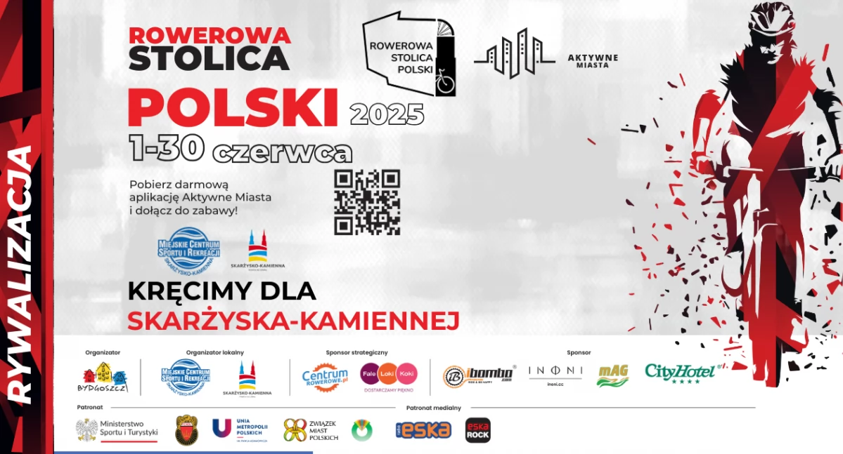 Rekreacja i turystyka , Skarżysko Kamienna znów kręci kilometry! Startuje walka Rowerową Stolicę Polski - zdjęcie, fotografia