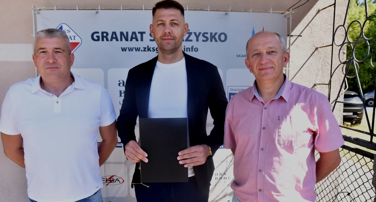 Piłka nożna, Marcin Kozior nowym trenerem Granatu Skarżysko - zdjęcie, fotografia