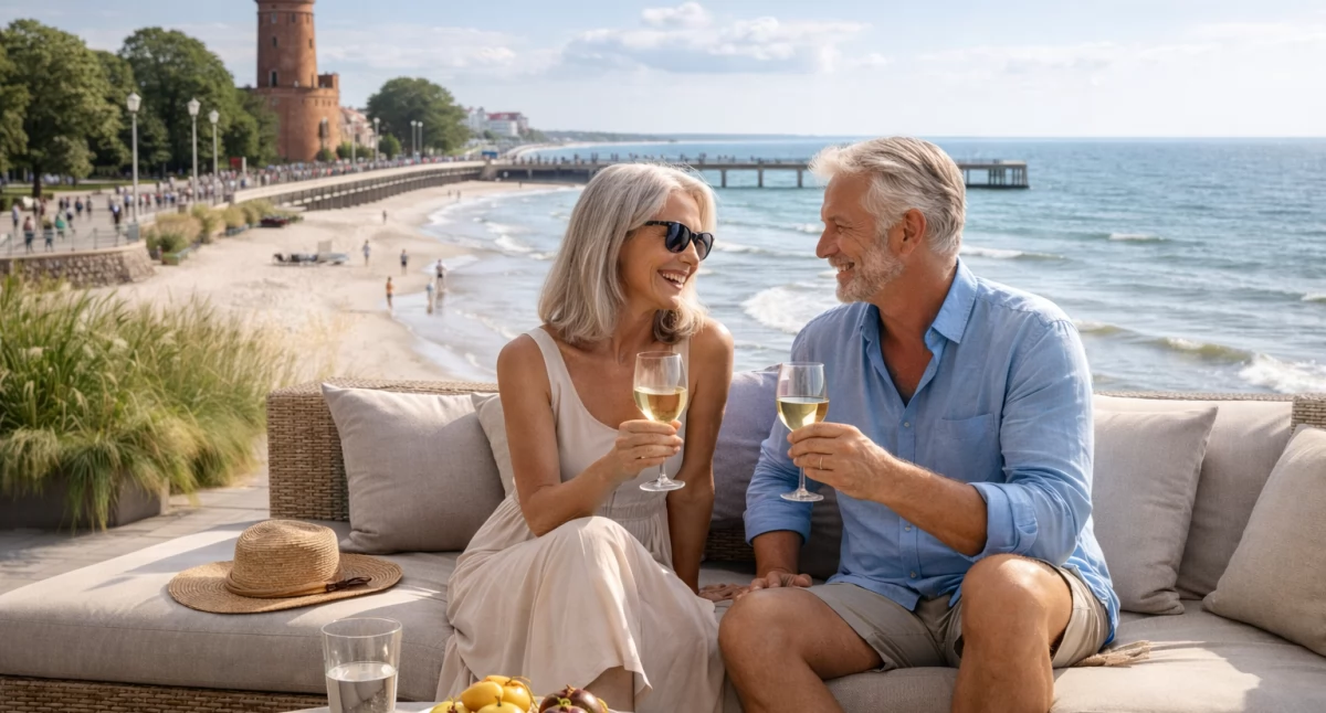 Materiały promocyjne, Druga młodość Bałtykiem Dlaczego pokolenie Srebrnych Włosów wybiera hotele dzieci - zdjęcie, fotografia