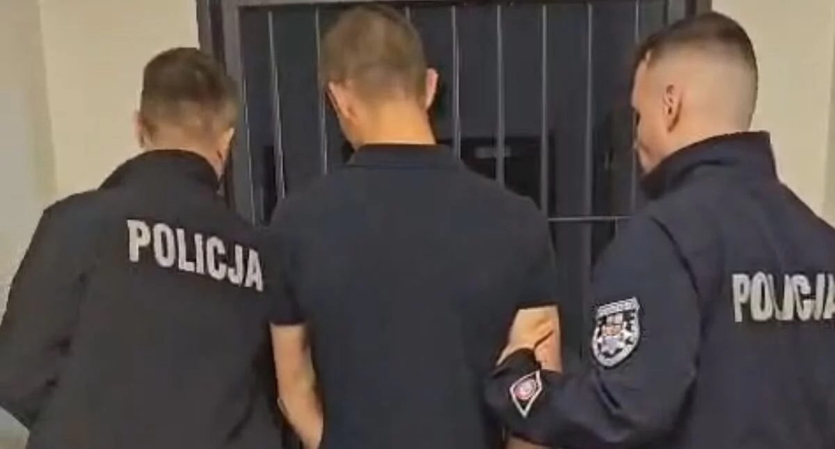 Zatrzymany. Fot. Policja Skarżysko