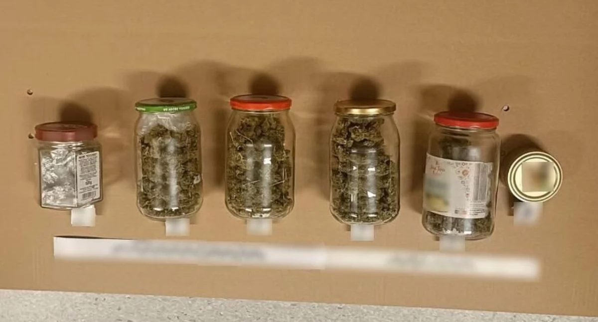 Znaleziono w mieszkaniu zatrzymanego Fot. Policja Skarżysko