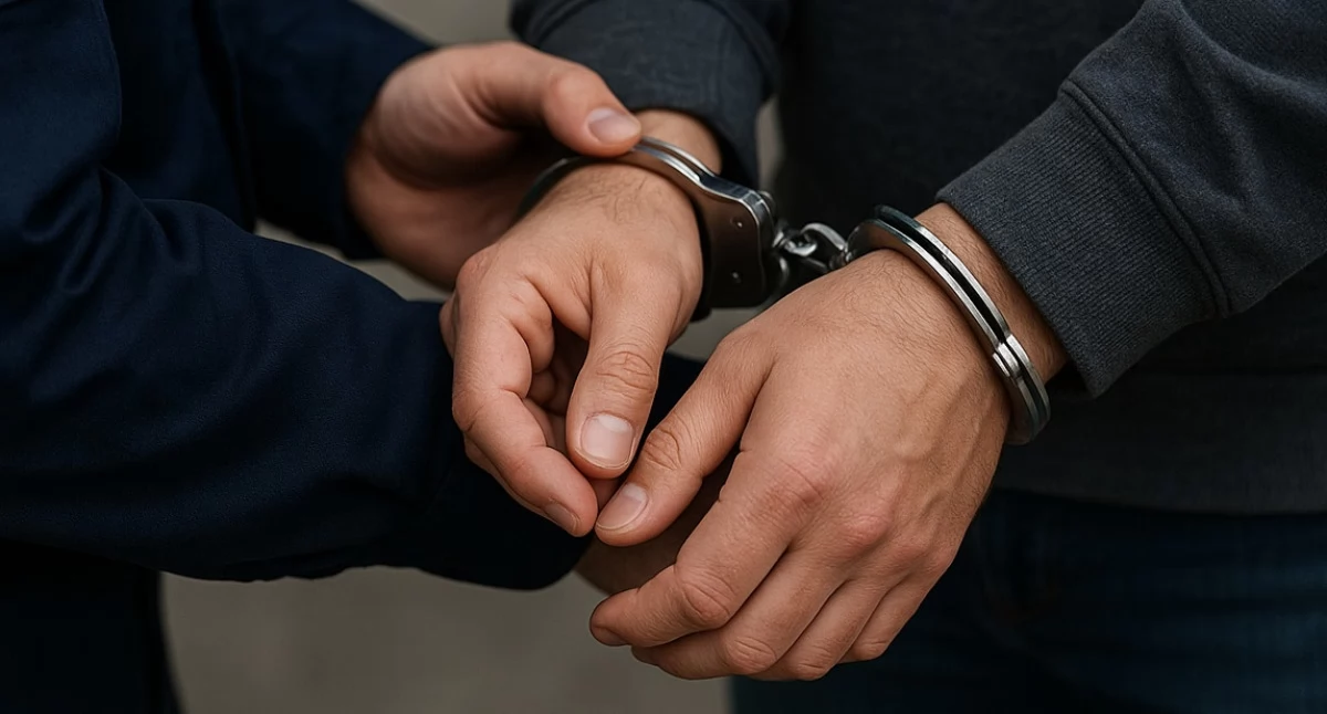 Kronika policyjna , Policja doprowadziła więzienia osoby - zdjęcie, fotografia