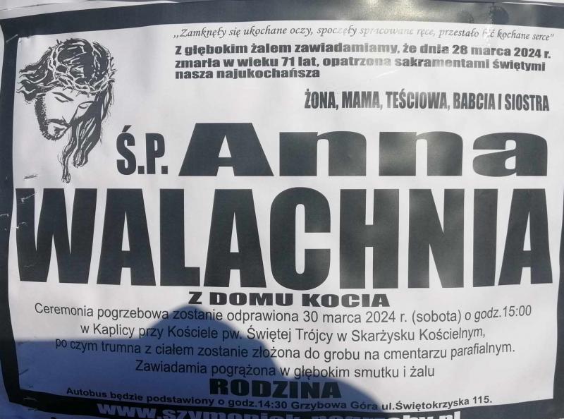 Anna  Walachnia z d. Kocia 