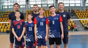 Trening młodzieży STS-u Skarżysko-Kamienna z zawodnikami Plus Ligi