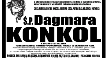 Skarżyska policja w żałobie. Zmarła st.asp. Dagmara Konkol