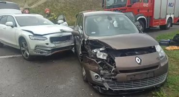 Kolizja na ul. Legionów w Skarżysku-Kamiennej. 82-latka trafiła do szpitala