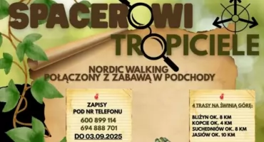 Spacerowi Tropiciele – nordic walking i podchody w jednym!