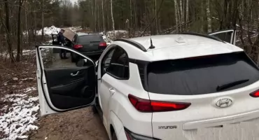 W Suchedniowie. Pościg za kierowcą Audi