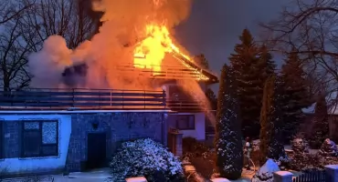 Noworoczny pożar w Suchedniowie