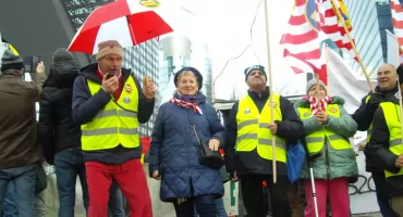Protest rolników w Brukseli. Nasi upominają się o swoje